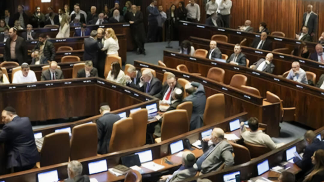 צילום של דיון בכנסת ישראל